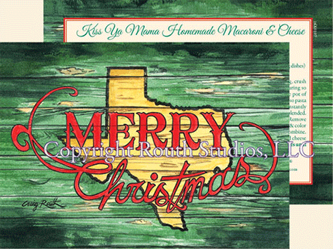 Texas Christmas Cards, Merry Christmas from Texas Holiday Cards
